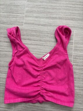 Bozzolo Hot Pink Crop Top